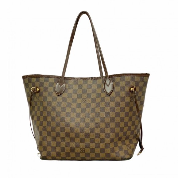 LOUIS VUITTON Brown Damier Neverfull MM Tote Bag - Picture 1 of 14